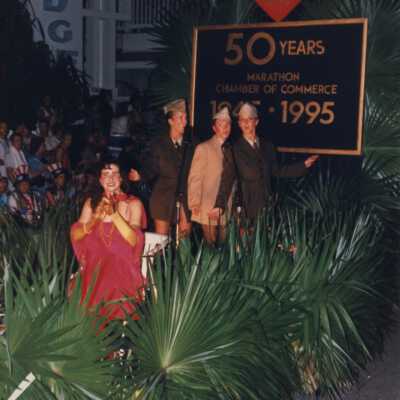 A float in the parade.