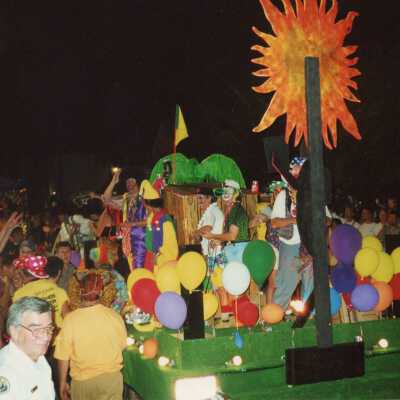 A float in the parade.