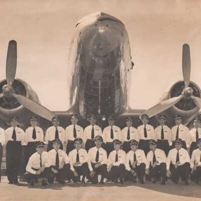 Flight crew with plane: Copyright: © Key West Art & Historical Society; Origformat: Print-Photographic
