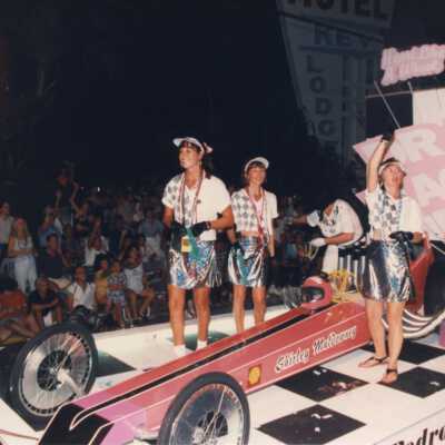 A float in the parade.