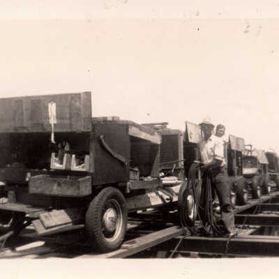 Old Seven Mile Bridge construction