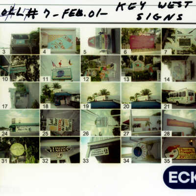 Key West Images Contact Sheet - Roll 7