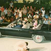 A float in the parade.