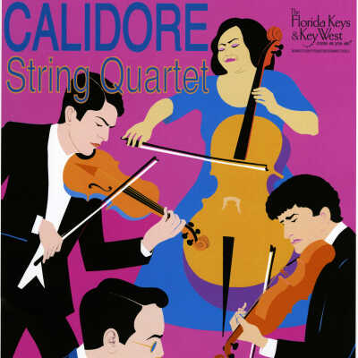 'Calidore String Quartet' Impromptu Classical Concerts Poster