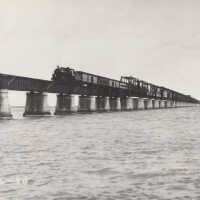 F.E.C. Train Cross Seven Mile Bridge