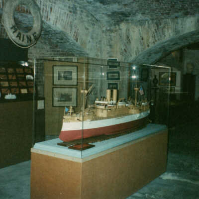 USS MAINE Display at Fort East Martello