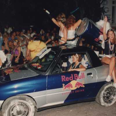A float in the parade.