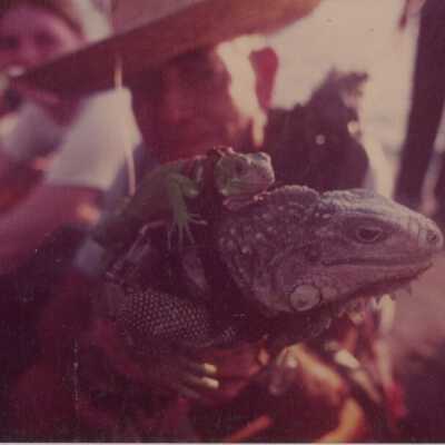 Key West Iguana man: Copyright: © Key West Art & Historical Society; Origformat: Print-Photographic