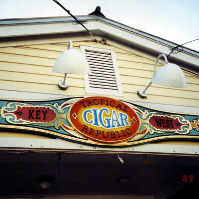 Tropical Cigar Republic Sign