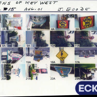 Key West Images Contact Sheet - Roll 15