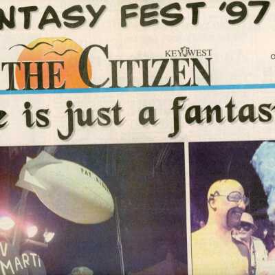 Multiple articles in the Key West Citizen about Fantasy Fest.