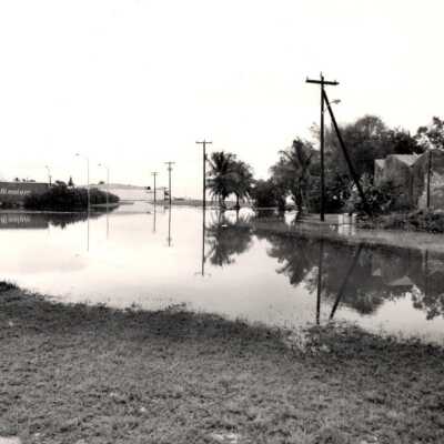 Hurricane flooding at East Martello: Copyright: © Key West Art & Historical Society; Origformat: Print-Photographic