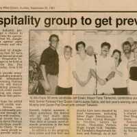 An article in the Key West Citizen that reads Hospitality group to get preview.