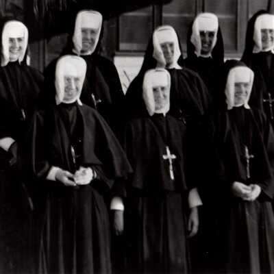 Nuns from the Convent of Mary Immaculate