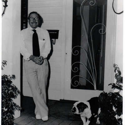 Tennessee Williams at his Duncan Street House