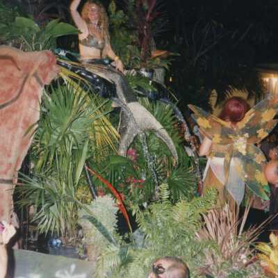 A float in the parade.