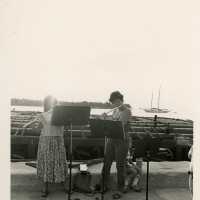 2 Unknown woman playing flutes