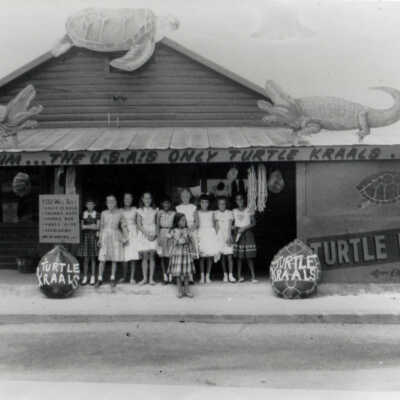 Entrance to the Turtle Kraals Aquarium