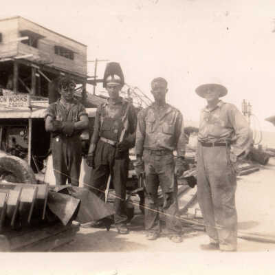 Old Seven Mile Bridge construction