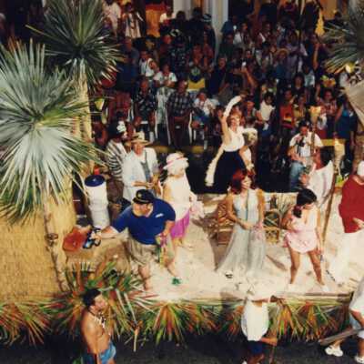 A float in the parade.