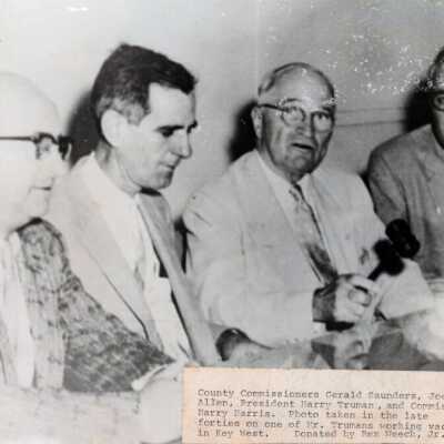 President Harry Truman and others: Copyright: © Key West Art & Historical Society; Origformat: Print-Photographic