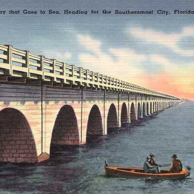 The Highway that Goes to Sea, Heading for the Southernmost City, Florida