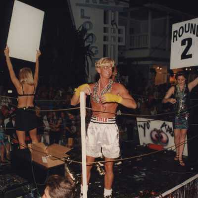 A float in the parade.