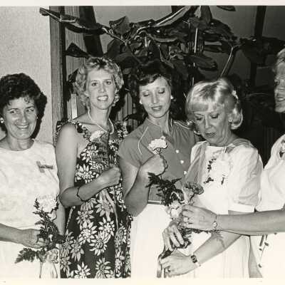 Unknown woman at a party