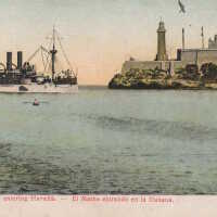USS MAINE Entering Havana Harbor