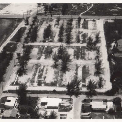 Aerial View of the Army Barracks