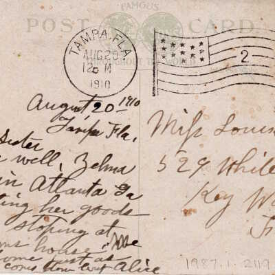 Lafayette Street, Tampa, Florida: © Key West Art & Historical Society