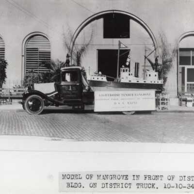 Model of Lighthouse Tender 'Mangrove': Copyright: © Key West Art & Historical Society; Origformat: Print-Photographic