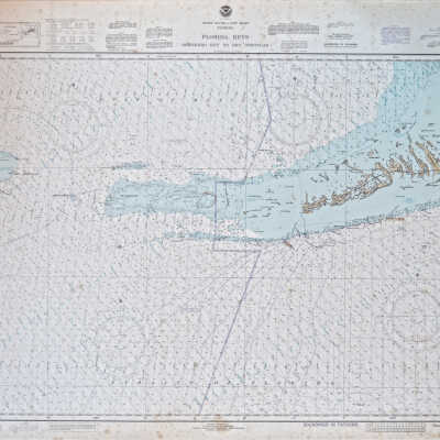 NOAA Florida Keys Navigational Chart