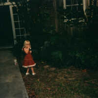 Harmony, a child, at East Martello