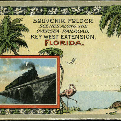 Souvenir Folder of Scenes Along the Overseas Railway