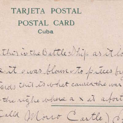 USS MAINE Entering Havana Harbor: © Key West Art & Historical Society