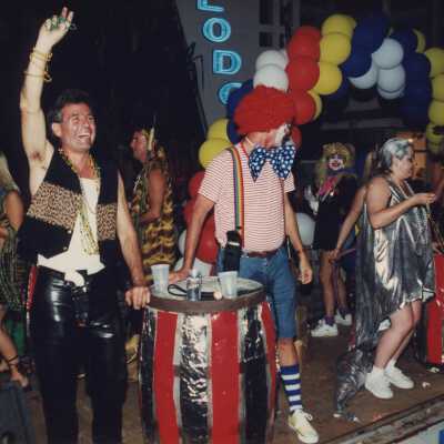 A float in the parade.