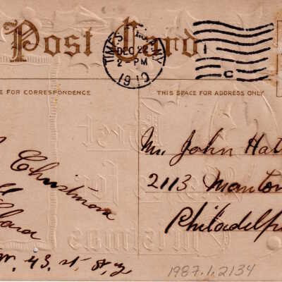 Christmas Greetings: © Key West Art & Historical Society