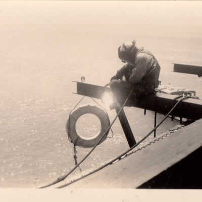 Old Seven Mile Bridge construction