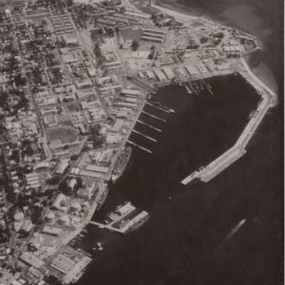 Aerial view (from the north) of western Key West: Copyright: © Key West Art & Historical Society; Origformat: Print-Photographic