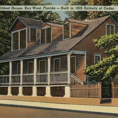 Oldest House in Key West, Key West, Florida - Built in 1825 Entirely of Cedar