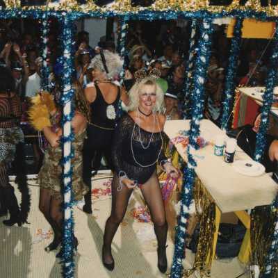 A float in the parade.