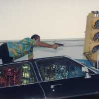 A float that will be in the parade.