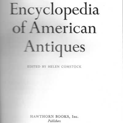 The Concise Encyclopedia of American Antiques