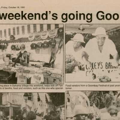 Multiple pictures and an article in the Key West Citizen about Fantasy Fest and Goombay.