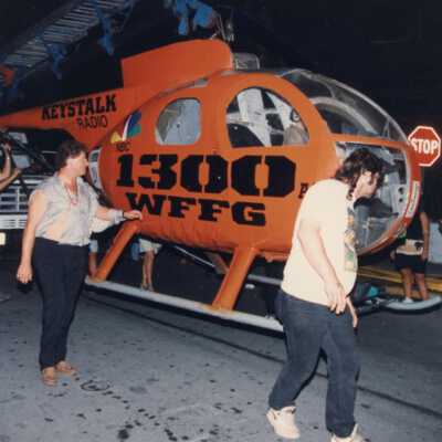 Keystalk radio float in the parade.