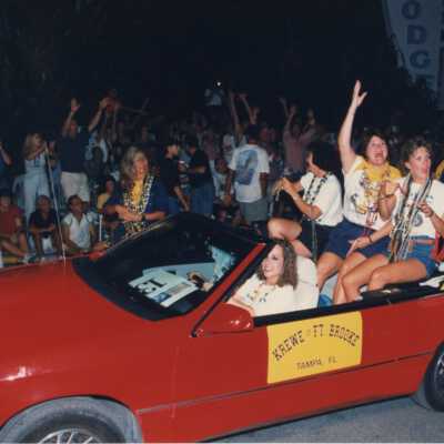Float number 13 belonging to the Krewe of Ft. Brooke Tampa, FL.