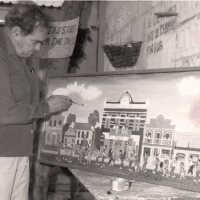 Mario Sanchez in his Studio Under the Trees