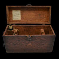 Prandoni Brothers Surveying Transit Wooden Box