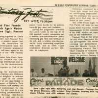         An article in the El Faro newspaper about Fantasy Fest.
   